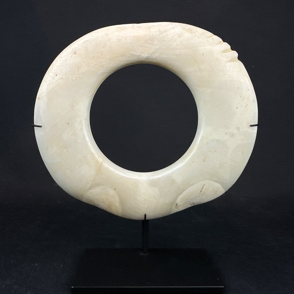 An Abelam shell currency ring 