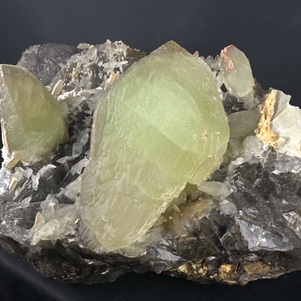 Beautiful natural Calcite on Fluorite crystal from Balochistan in Pakistan