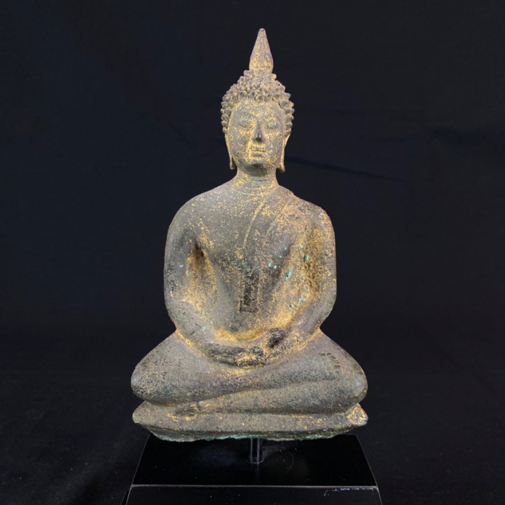 Bronze Ayutthaya Thai Buddha statue