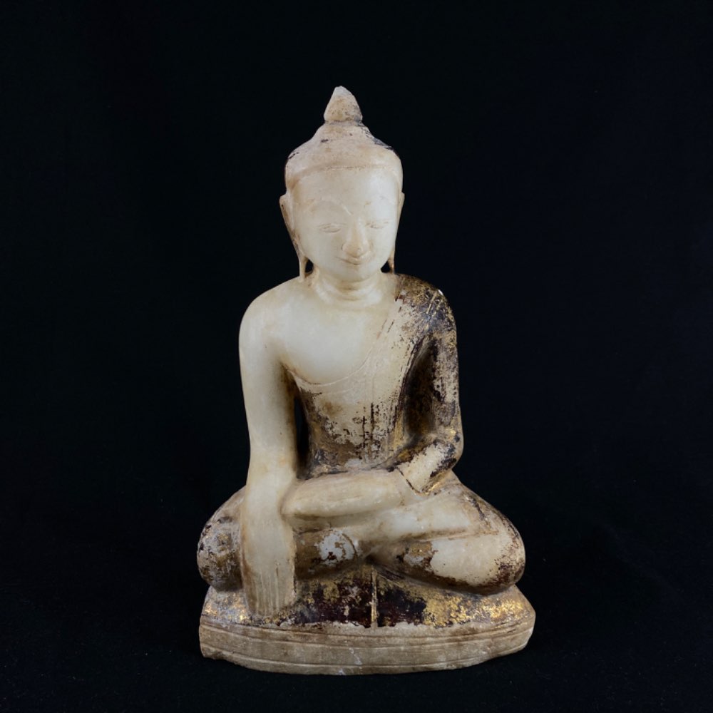 Buddha of albast 17-18th century, Myanmar Shan