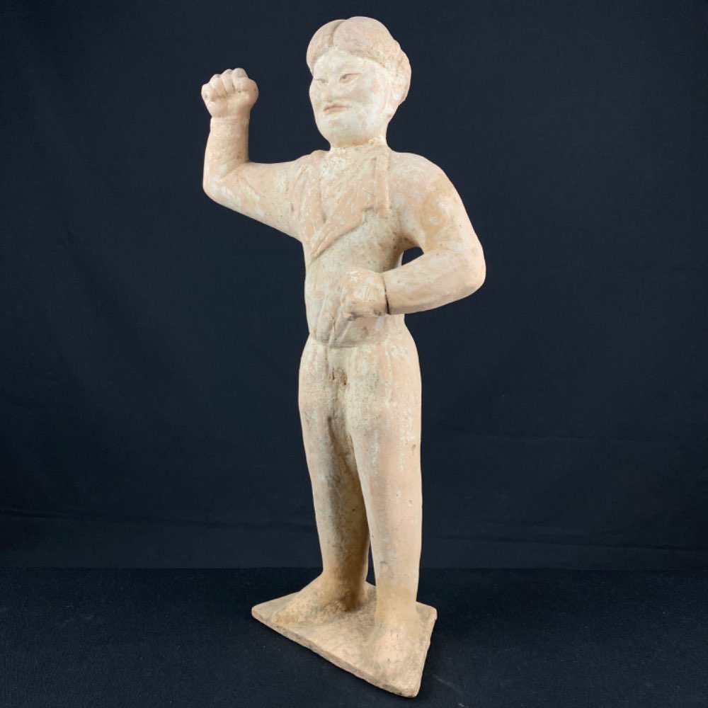 Large Tang Dynasty foreign groom figure of terracotta, TL tested