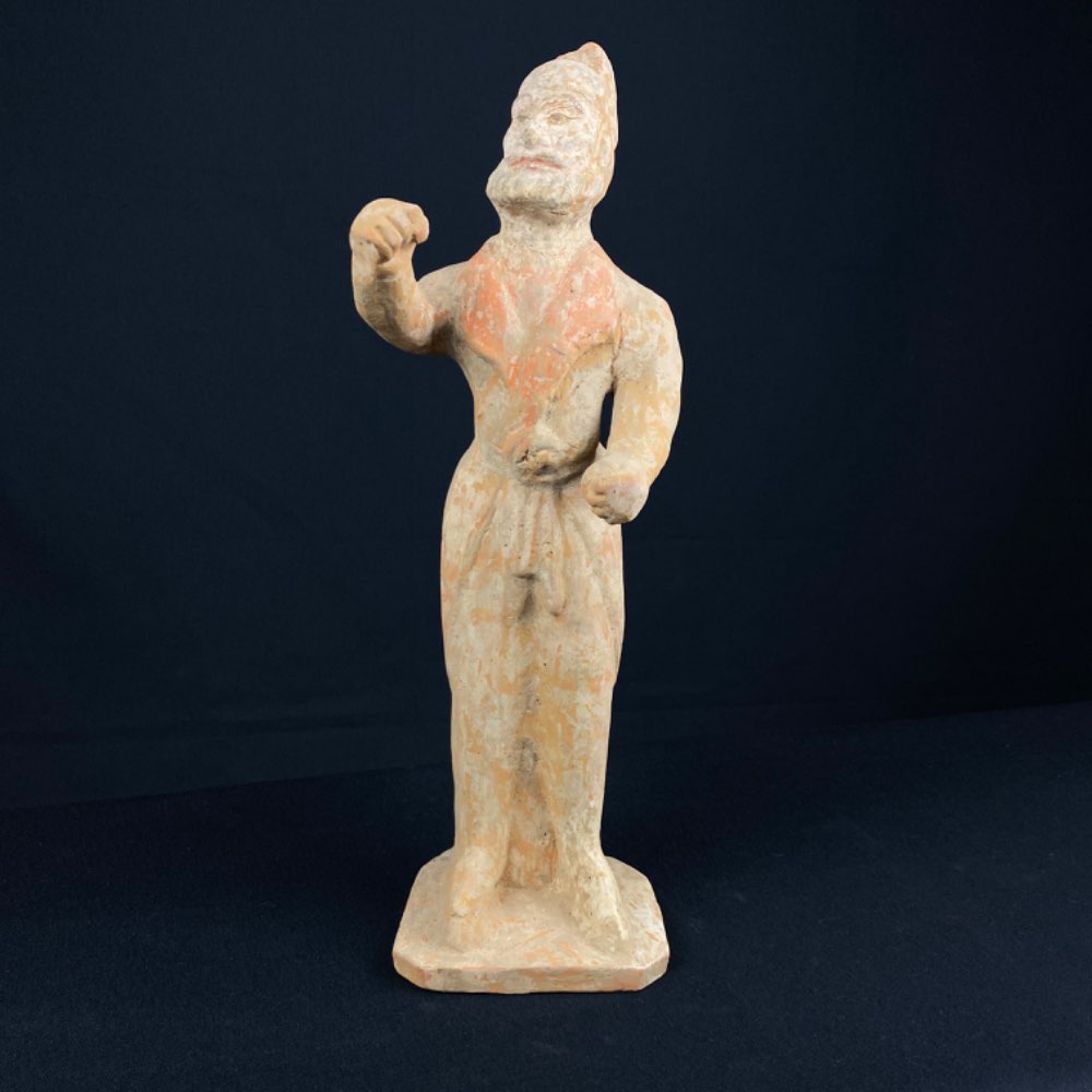 Tang Dynasty foreign groom figure of terracotta